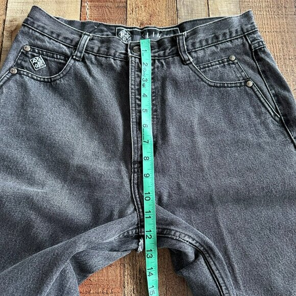 Posted Women's Size 11 Slim Relaxed Fit High Rise Gray Denim Jeans - Picture 3 of 8